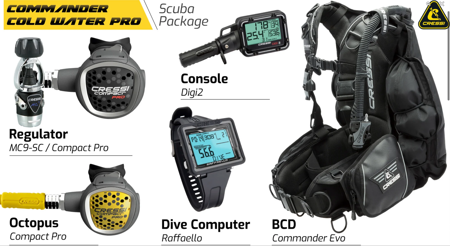 Commander Cold Water Scuba Package