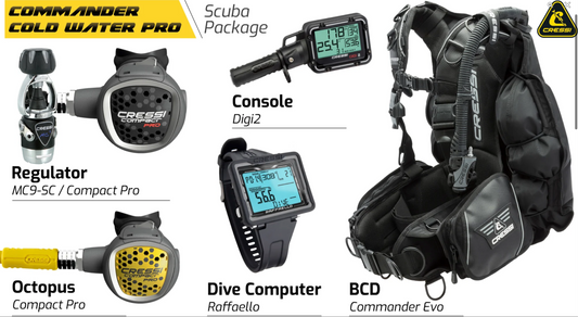 Commander Cold Water Scuba Package